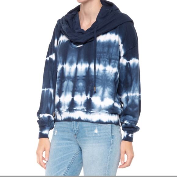 Young Fabulous & Broke NWT Piper Dip Dye Tie Dye Pullover Hoodie sz M - Picture 1 of 11